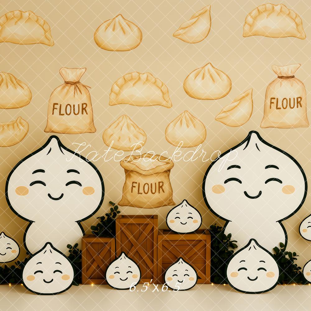 Kate Raviolis Anniversaire Enfant Toile de fond conçue par Patty Roberts - Kate Backdrop FR