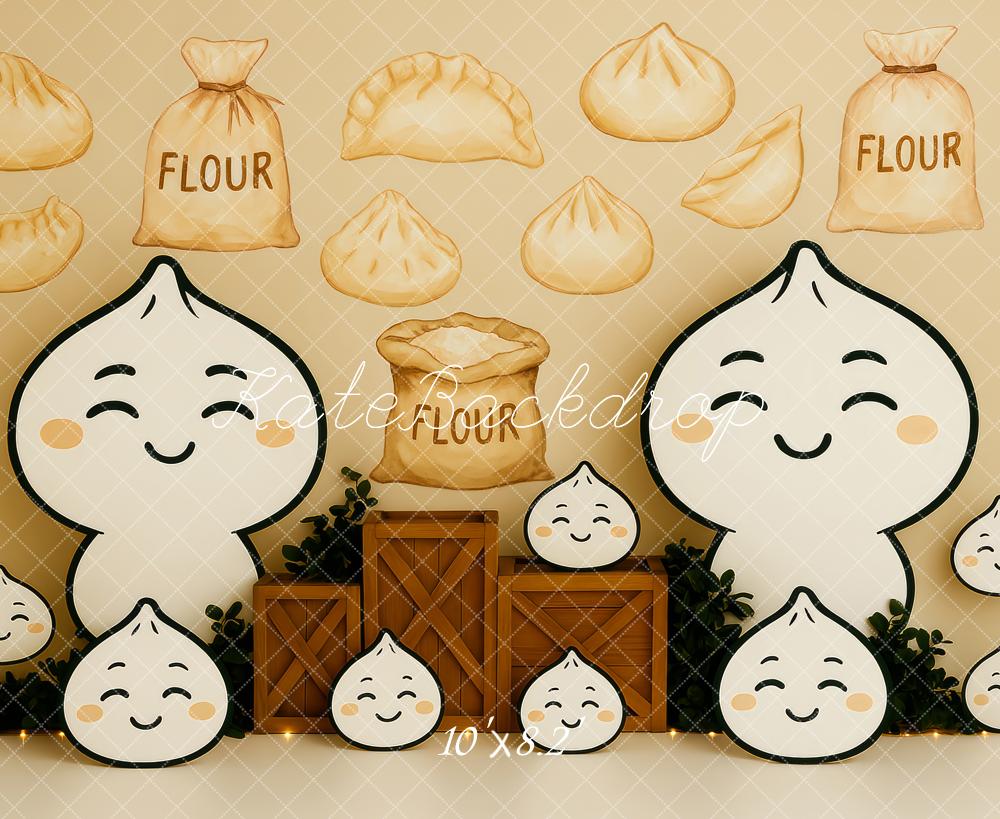 Kate Raviolis Anniversaire Enfant Toile de fond conçue par Patty Roberts - Kate Backdrop FR