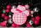 Kate Anniversaire Rose Soirée Disco Toile de fond conçue par Patty Roberts - Kate Backdrop FR