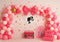 Kate Anniversaire Rose Années 80 Ballons Toile de fond conçue par Patty Roberts - Kate Backdrop FR