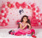 Kate Anniversaire Rose Années 80 Ballons Toile de fond conçue par Patty Roberts - Kate Backdrop FR