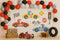 Kate Anniversaire Voitures de course Ballons Toile de fond conçue par Patty Roberts - Kate Backdrop FR