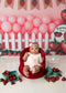 Kate Anniversaire Fraises Marché Toile de fond conçue par Patty Roberts - Kate Backdrop FR