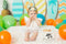 Kate Anniversaire Été Planche de surf Ballon Toile de fond conçue par Patty Roberts - Kate Backdrop FR