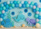 Kate Anniversaire Mer Animaux Ballons Toile de fond conçue par Patty Roberts - Kate Backdrop FR