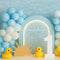 Kate 1er anniversaire Canard Ballon Arche Toile de fond conçue par Patty Roberts - Kate Backdrop FR