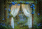 Kate Forêt Fleurs Bleues Conte de fées Toile de fond conçue par Chain Photographie - Kate Backdrop FR