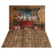 Kate Noël Fenêtre Cadeaux Intérieur Toile de fond+Planche de bois Marron Sol Toile de fond - Kate Backdrop FR