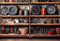 Kate Fête des Pères Garage Étagères Outils Pneus Toile de fond conçue par Mandy Ringe - Kate Backdrop FR