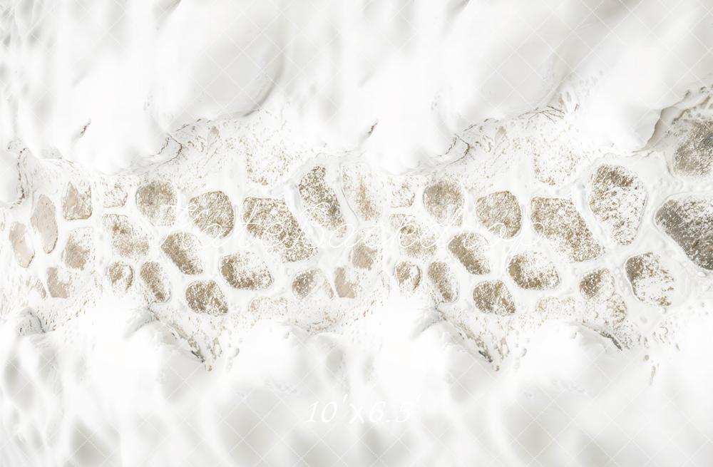 Kate Hiver Neige Pavé Sol Toile de fond conçue par Kate Image - Kate Backdrop FR