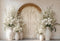 Kate Bohème Macramé Fleur Vase Arche Toile de fond conçue par Emetselch - Kate Backdrop FR