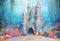 Kate Mer Château Sirène Corail Anniversaire Toile de fond conçue par Emetselch - Kate Backdrop FR