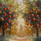 Kate Automne Pomme Verger Bokeh Doré Toile de fond conçue par Mini MakeBelieve - Kate Backdrop FR