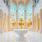 Kate Église Baptême Vitraux Élégant Toile de fond conçue par Mini MakeBelieve - Kate Backdrop FR