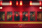 Kate Pompier Rouge Bokeh Flou Toile de fond conçue par Mini MakeBelieve - Kate Backdrop FR