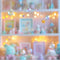 Kate Bokeh Fille Étagère Poupées Toile de fond conçue par Mini MakeBelieve - Kate Backdrop FR