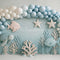 Kate Anniversaire Océan Poisson Tortue Toile de fond conçu par Ashley Paul - Kate Backdrop FR