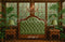 Kate Chambre Serre Tête de lit Fenêtre Bois Toile de fond conçu par Ashley Paul - Kate Backdrop FR