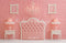 Kate Princesse Tête de lit Rose Lustre Toile de fond conçu par Ashley Paul - Kate Backdrop FR