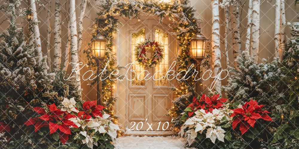 Kate Noël Porte Lumières Fleur Arbres Toile de fond conçue par Emetselch - Kate Backdrop FR
