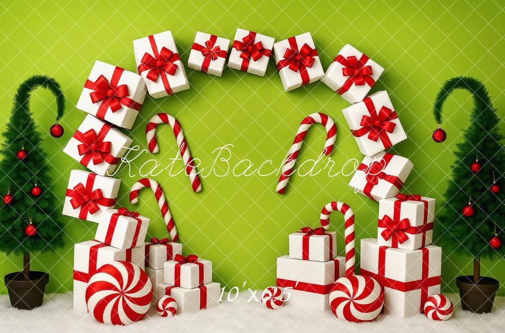 Kate Noël Cadeaux Bonbons Arche Toile de fond conçue par Patty Roberts