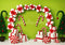 Kate Noël Cadeaux Bonbons Arche Toile de fond conçue par Patty Roberts