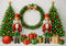 Kate Sapin de Noël Casse-Noisette Cadeaux Toile de fond conçue par Patty Roberts