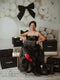Kate Anniversaire Ballons Mode Blanc Toile de fond conçue par Patty Roberts - Kate Backdrop FR