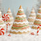 Kate Sapin de Noël Bonbon Biscuits Neige Toile de fond conçue par Patty Roberts