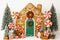 Kate Noël Maison en Pain d'épices Bonbons Toile de fond conçue par Patty Roberts - Kate Backdrop FR