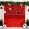 Kate Noël Décoration Rouge Paillettes Toile de fond conçue par Patty Roberts