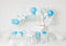 Kate Piano Ballons 1er anniversaire Blanc Toile de fond conçue par Patty Roberts - Kate Backdrop FR