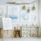 Kate Atelier d'Art Nautique Coquillage Toile de fond conçue par Patty Roberts - Kate Backdrop FR