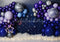 Kate Anniversaire Ballon Nuit Étoiles Toile de fond conçue par Patty Roberts - Kate Backdrop FR