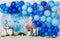 Kate Anniversaire Ballon Bleu Mer Toile de fond conçue par Patty Roberts - Kate Backdrop FR