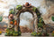 Kate Aventure Cowboy Arche Cactus Toile de fond conçue par Mini MakeBelieve - Kate Backdrop FR