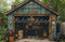 Kate Fête des Pères Rustique Garage Forêt Toile de fond conçue par Emetselch - Kate Backdrop FR