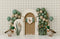 Kate Anniversaire Canard Ballons Arche Toile de fond conçu par Ashley Paul - Kate Backdrop FR