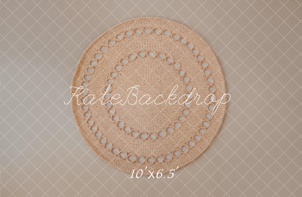 Kate Bohème Tissu rond Nouveau-né Sol Toile de fond conçue par Emetselch