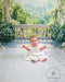 Kate Été Terrasse Fleurs Verdure Montagnes Toile de fond conçue par Emetselch - Kate Backdrop FR