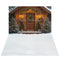 Kate Sapin de Noël Maison Neige Lumière Toile de fond+Hiver Neige Blanc Sol Toile de fond - Kate Backdrop FR