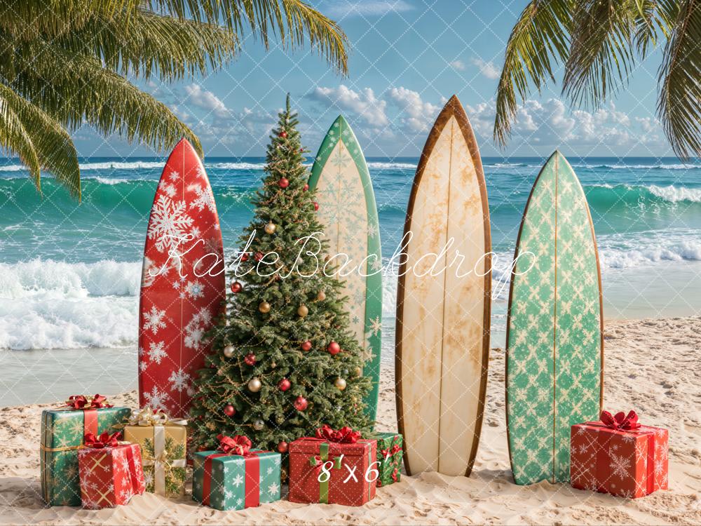 Kate Noël Plage Planches de surf Cadeaux Toile de fond conçue par Emetselch - Kate Backdrop FR