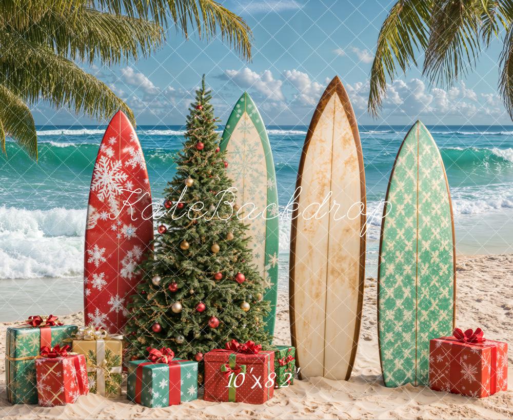 Kate Noël Plage Planches de surf Cadeaux Toile de fond conçue par Emetselch - Kate Backdrop FR