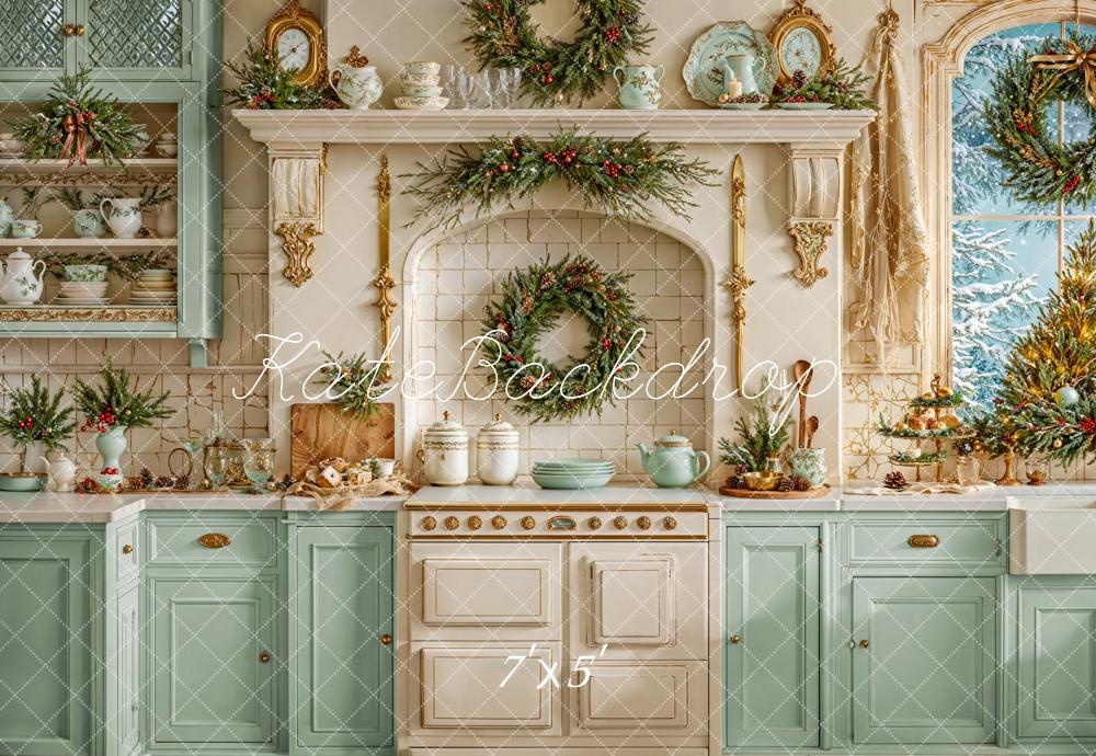 Kate Noël Cuisine Vaisselle Placard Toile de fond conçue par Emetselch