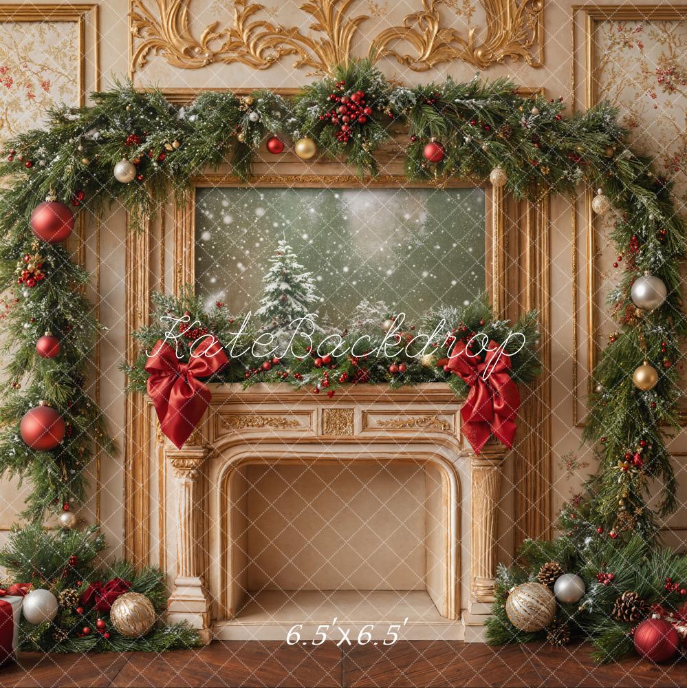 Kate Noël Cheminée Mur Rétro Cadeaux Toile de fond conçue par Emetselch