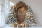 Kate Sapin de Noël Porte en Bois Cadeaux Toile de fond conçue par Mini MakeBelieve - Kate Backdrop FR