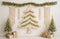 Kate Sapin de Noël Bohème Macramé Toile de fond conçu par Ashley Paul - Kate Backdrop FR
