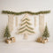 Kate Sapin de Noël Bohème Macramé Toile de fond conçu par Ashley Paul - Kate Backdrop FR