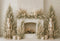 Kate Noël Bohème Casse-Noisette Cheminée Toile de fond conçu par Ashley Paul - Kate Backdrop FR