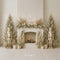 Kate Noël Bohème Casse-Noisette Cheminée Toile de fond conçu par Ashley Paul - Kate Backdrop FR